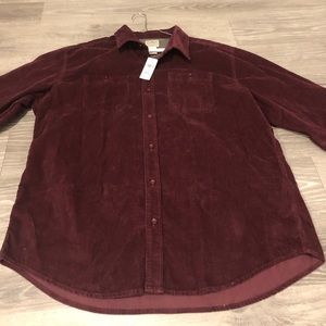 LL Bean men’s corduroy shirt